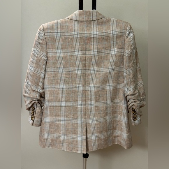 Veronica Beard Beacon Dickey Linen Blazer - Picture 3 of 11